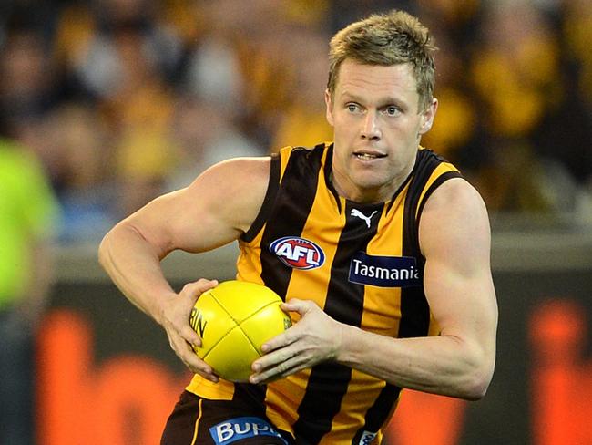 Sam Mitchell polled 26 Brownlow votes in 2012. Picture: Wayne Ludbey