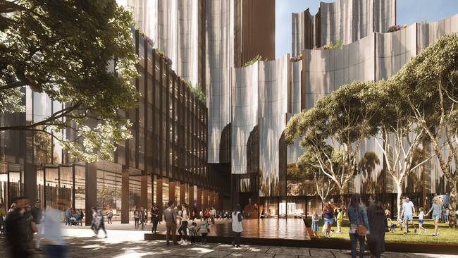 The Southbank development will feature offices, restaurants, shops and a 1000 sqm public open space.