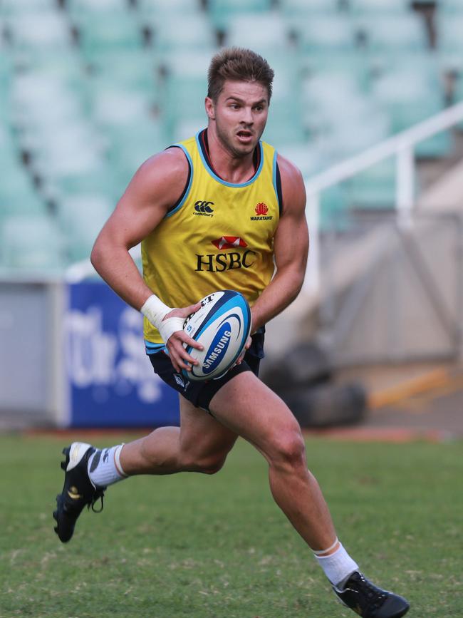 Waratah's train at SFS Stadium. Drew Mitchell.