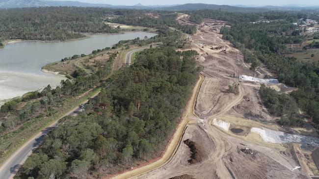 Four dozen of the precast concrete girders will be needed to build the bridge.