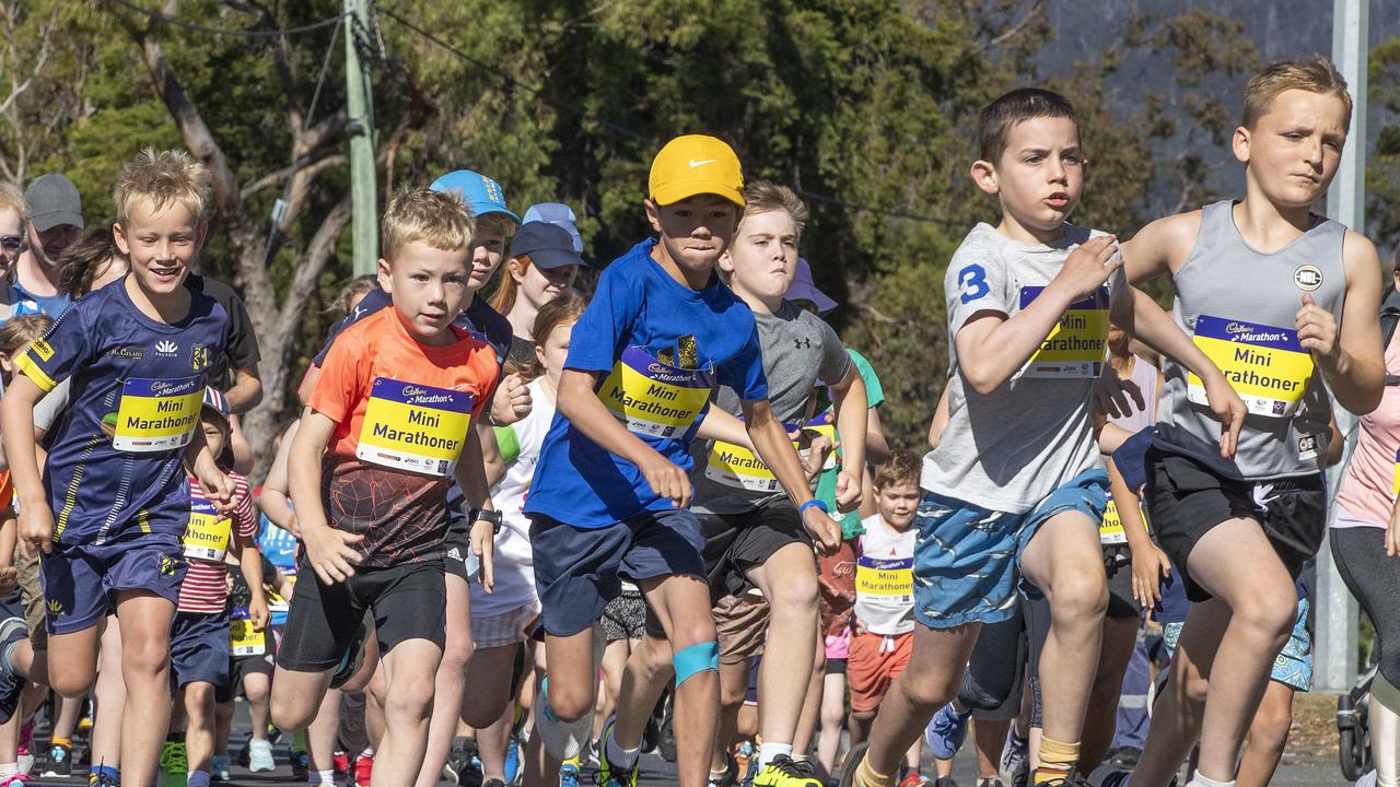 Cadbury Marathon 1km start. Picture: Chris Kidd