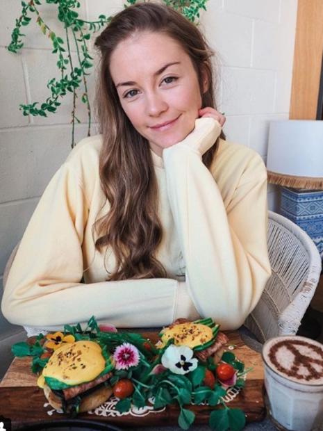 Instagram star and vegan Bonny Rebecca. Source: Instagram