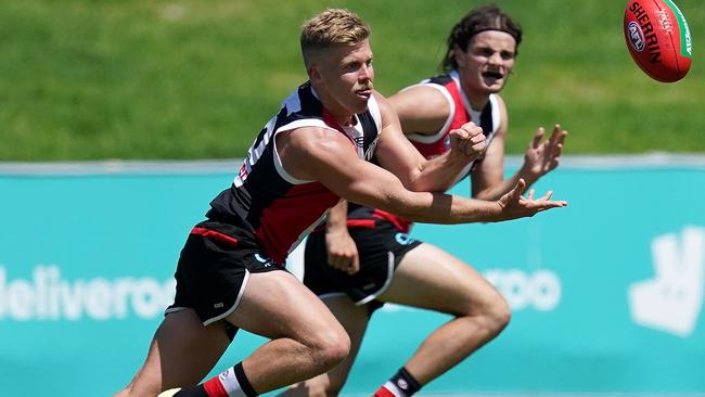 Dan Hannebery in full flight on the track in January. Picture: Sean Garnsworthy/AAP