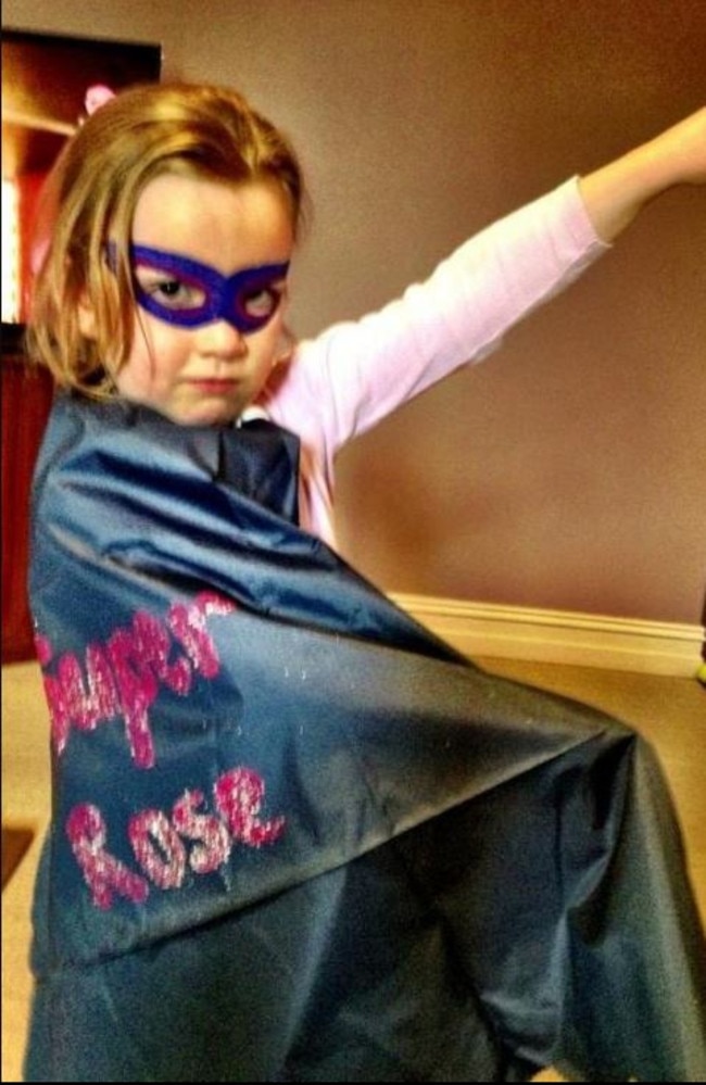 Rose wanted the cape to make her ‘invisible’. Picture: Supplied