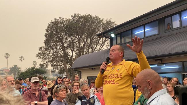 NSW south coast clubs performed vital evacuation assistance during the recent bushfire crisis. Picture: NSW Surf Lifesaving/supplied.