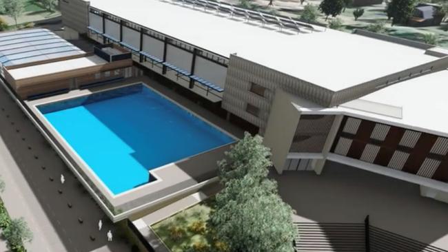 The school will have two pools. Picture: Regis Grammar