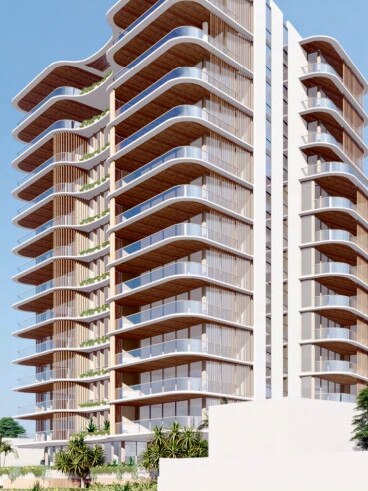 Fourteen level tower planned for Jefferson Lane at Palm Beach causing a community protest.