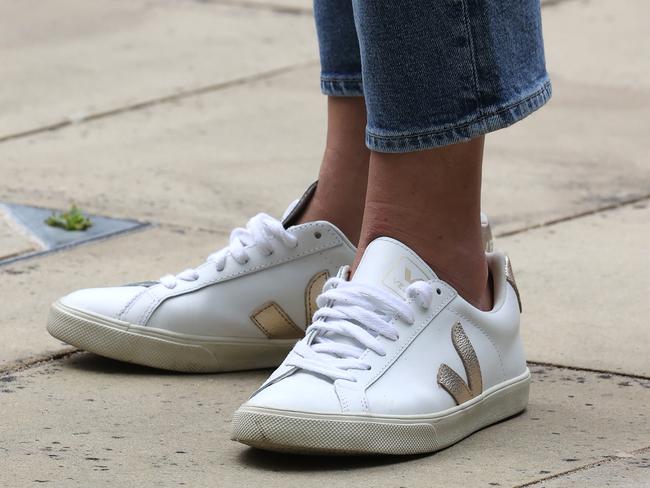 Kate’s Veja sneakers were affordable compared to the rest of her royal wardrobe. Picture: Getty Images