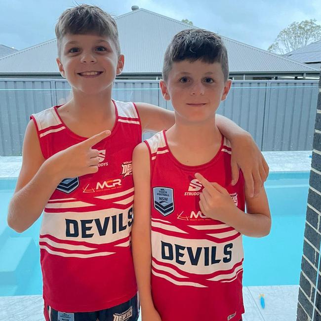 Wollongong Devils twins Anderson and Isaiah Hyam. Picture: Supplied