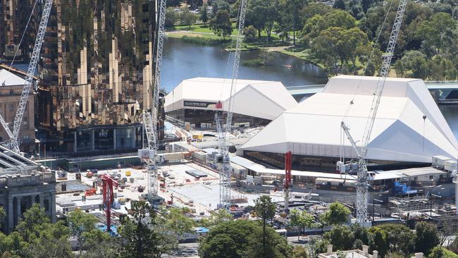 Development at Festival Plaza – picture taken in December, 2020. Picture: Emma Brasier