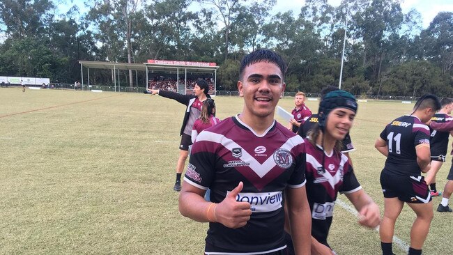 Eli Tuli at Marsden SHS. He has found a home for himself at Tweed Seagulls.