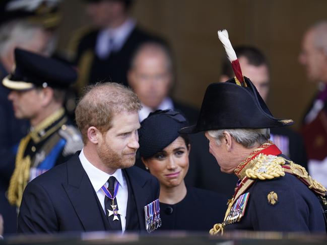 The Duke and Duchess of Sussex leave Westminster Hall, London. Picture: Danny Lawson/Getty Images