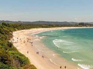 The stunning Clarke's Beach in Byron Bay. Picture: Contributed