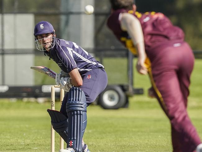 Carlton batter Harry Smyth has gone past 500 runs for the season. Picture: Valeriu Campan