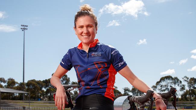 21/8/2018 Former professional cyclist Carlee Taylor and now Event Manager for City Bay pictured at Santos Stadium Mile End. Picture MATT TURNER.