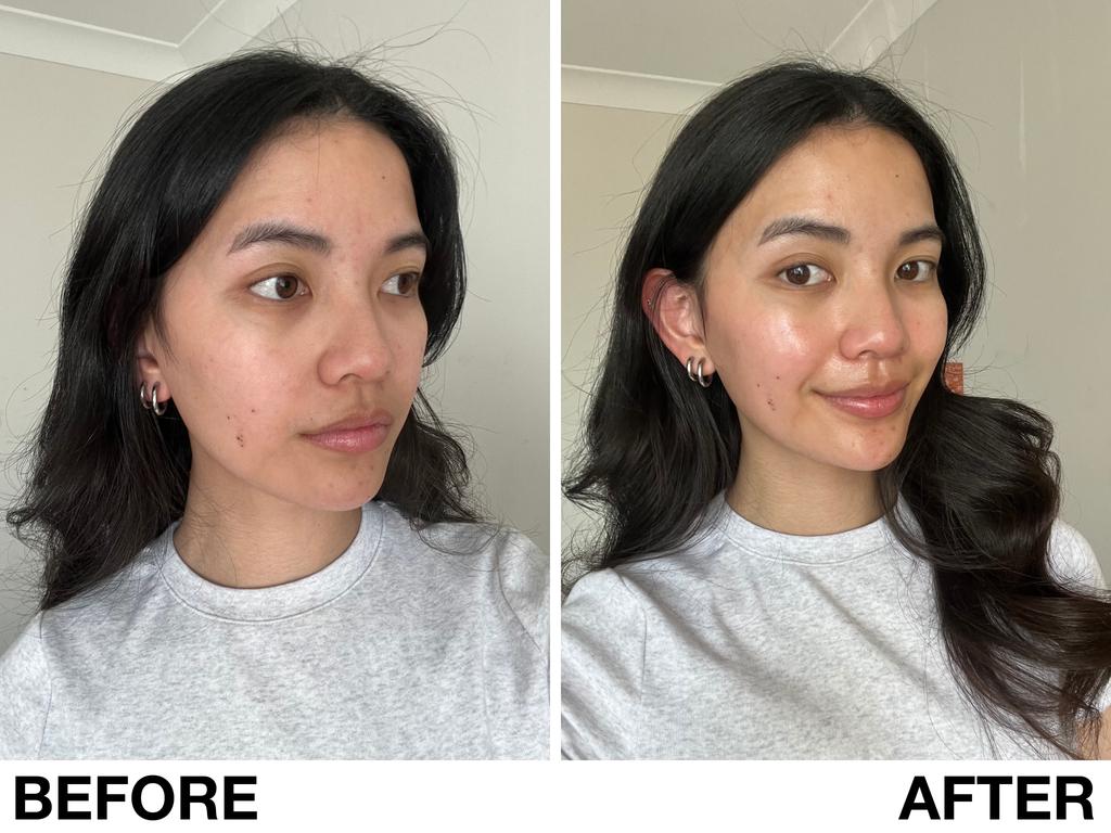 I had a noticeable glow after using the products. Picture: news.com.au checkout/Harriet Amurao