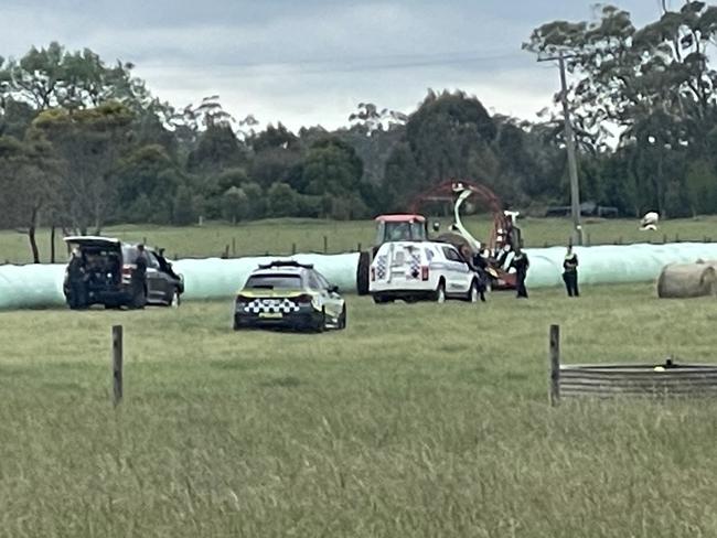 Emergency services were called to the scene of a farming incident in Jack River where a woman was injured and flown to hospital on Wednesday, November 13, 2024. Picture: Jack Colantuono