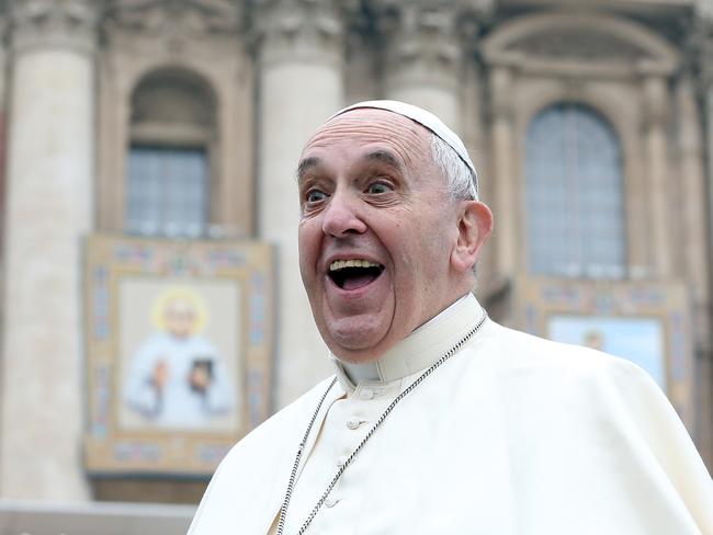 Pope Francis attends his weekly audience in St. Peter's Square on November 26, 2014 in Vatican City, Vatican. Picture: Getty