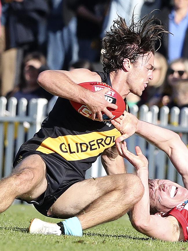 Luke Partington is among the favourites for the Magarey Medal. Picture: Sarah Reed