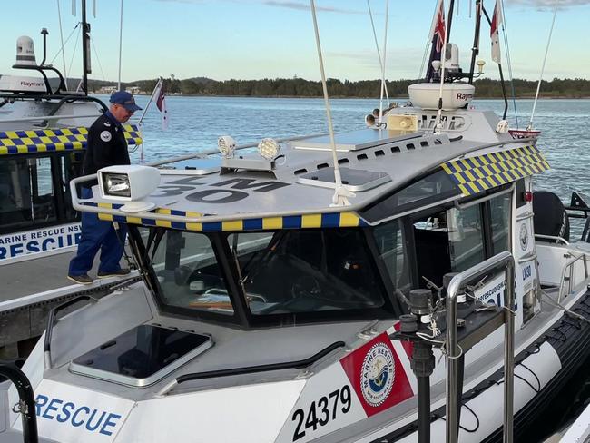 The Australian Maritime Safety Authority were notified by the Newcastle Harbourmaster at 11.04am Friday. Picture: Marine Rescue NSW.