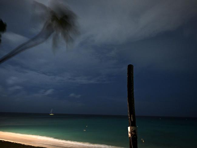 Hurricane Beryl approaches Bridgetown, Barbados on July 1, 2024. Picture: AFP