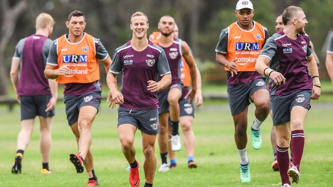 Manly’s salary cap woes haven’t hurt the comp. (AAP Image/Brendan Esposito)