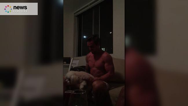 Unwatermarked Mitchell Pearce Drunk In Australia Day Video Herald Sun [ 366 x 650 Pixel ]