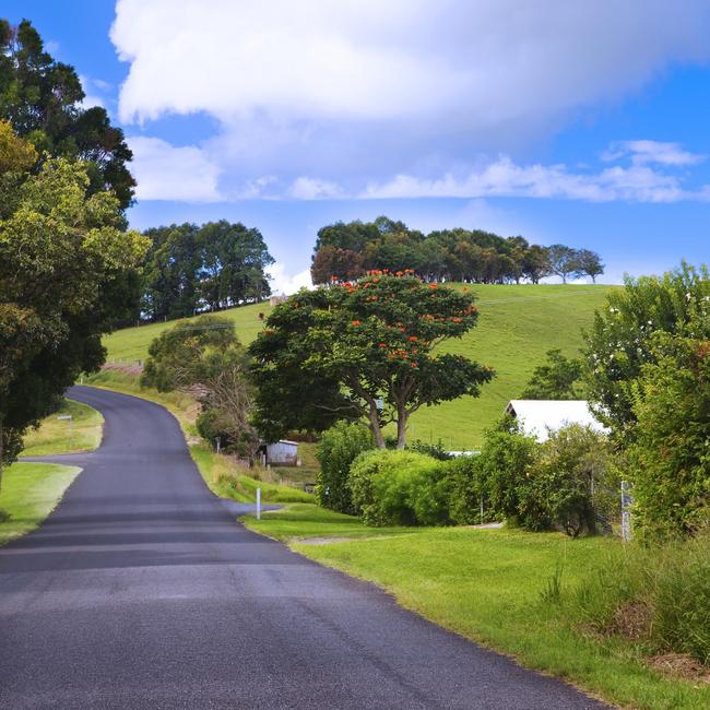 Road to Bangalow in the northern rivers region. Picture: Destination NSW