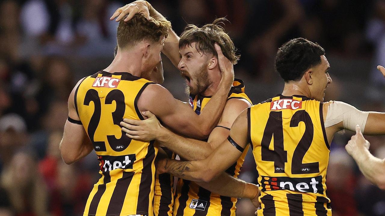 The Hawks have sealed an almighty comeback win (Pic: Michael Klein)