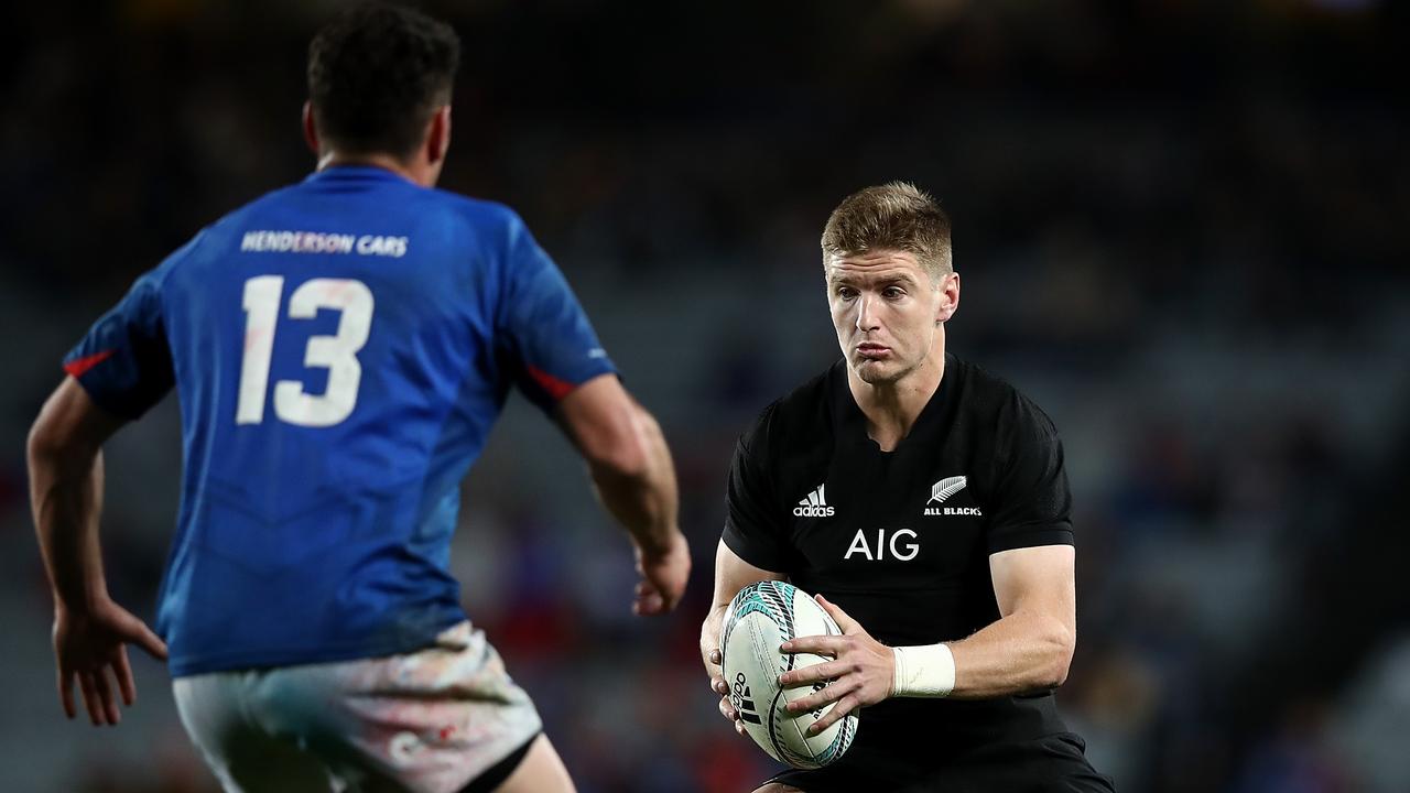 All Black Jordie Barrett was questioned by police after ending up at strangers’ flat in early hours of Saturday morning in Dunedin.