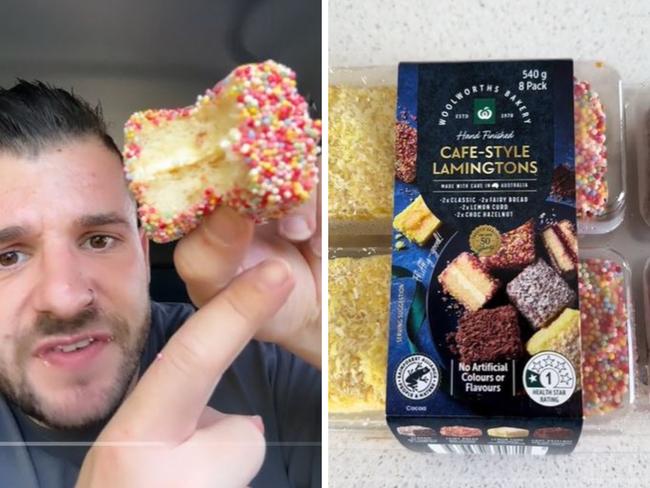 A new take on one of Australia’s most iconic baked goods has sent Woolworths customers into a frenzy. Picture: TikTok