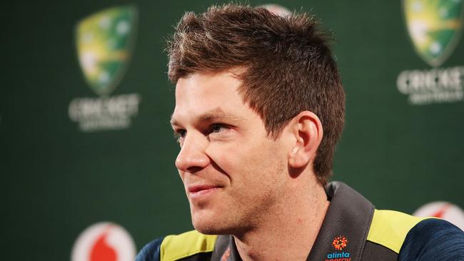 Australian Test Captain Tim Paine says a proposed hub to start the Sheffield Shield season has the backing of domestic players across the country. Picture: Zak Simmonds