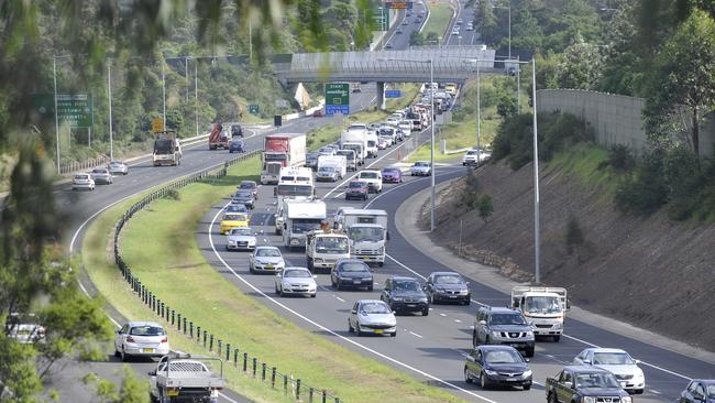 Traffic on the M2. Baulkham Hills Labor candidate Ryan Tracey is promising to advocate for a cashback system to be installed. 