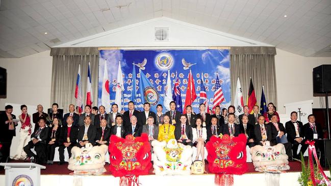 Gladys Liu at a meeting of the United Chinese Commerce Association in 2014.