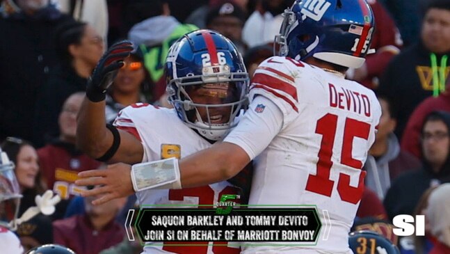 Saquon Barkley And Tommy Devito Talk Giants And Nfl Playoffs Daily Telegraph