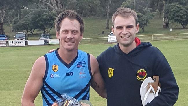 Kersbrook's Ricky Ebert (left). Picture: Facebook