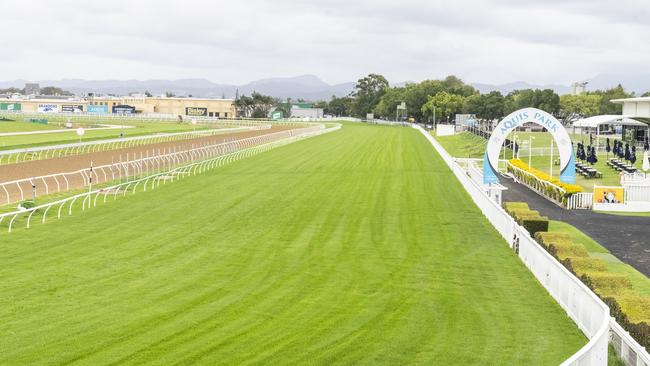 The Gold Coast’s new turf track will host 20 races in seven days for the Magic Millions carnival. Picture: GCTC.