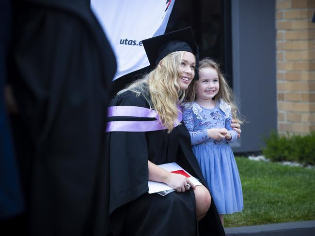 UTAS graduations held at the Hobart Grand Chancellor. Picture: LUKE BOWDEN