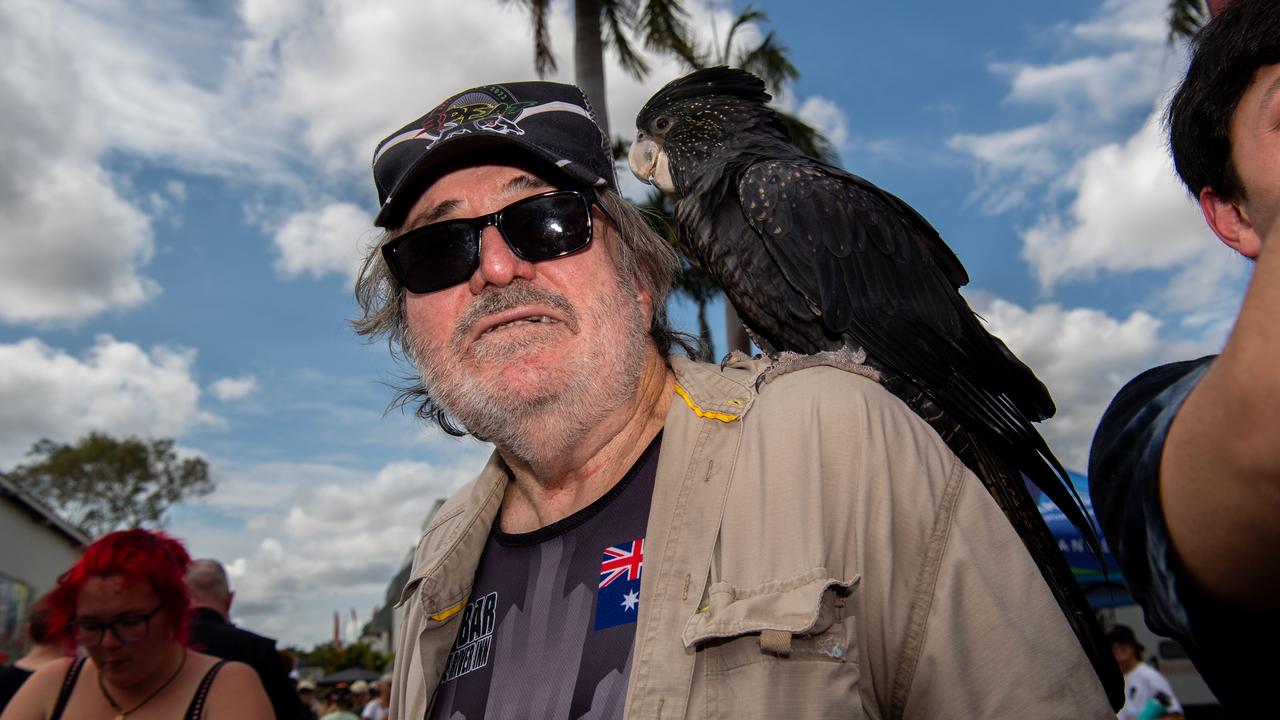 Bill Fry and Rocky at the 2024 Royal Darwin Show. Picture: Pema Tamang Pakhrin