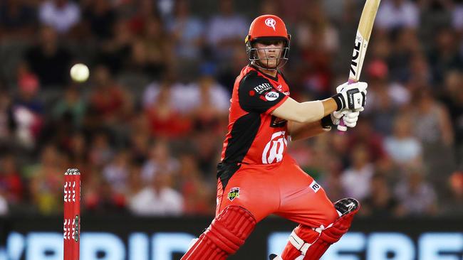 Cameron Boyce on his way to a half-century against Sydney Thunder.