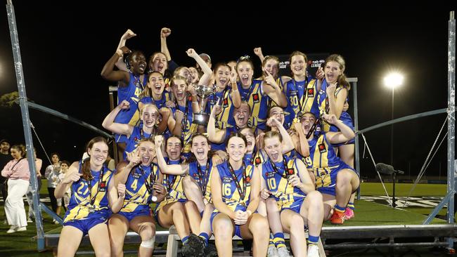 This was the Jets’ first premiership. Photo: by Darrian Traynor/AFL Photos/Getty Images.
