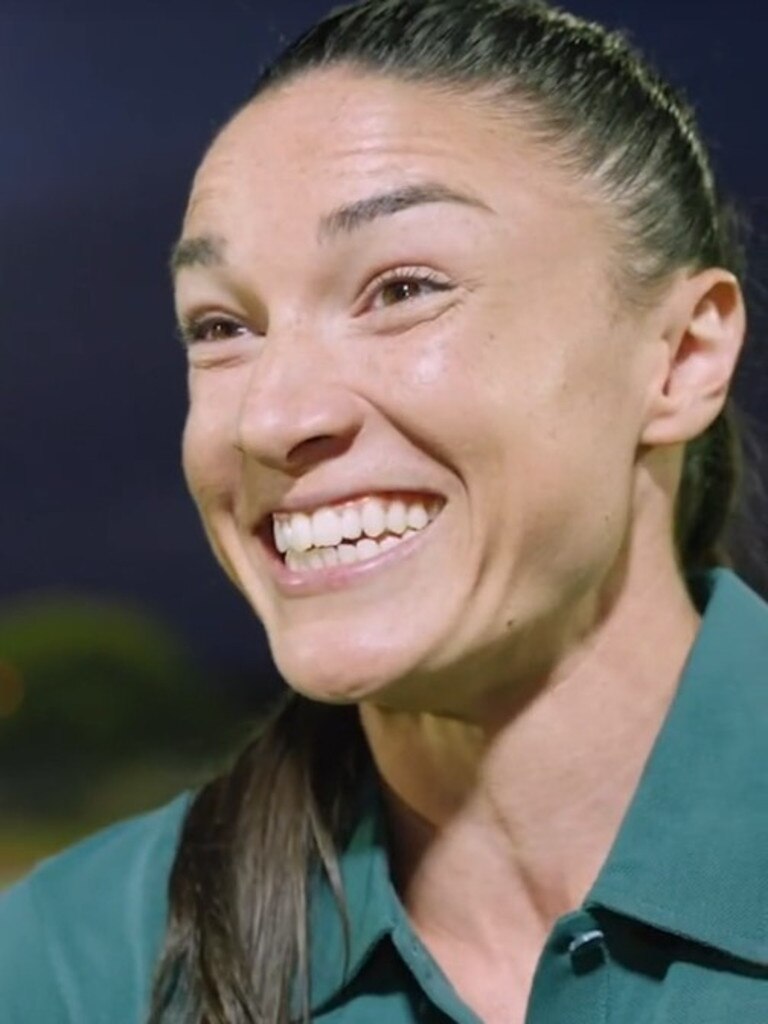 Michelle Jenneke was excited. Photo: TikTok