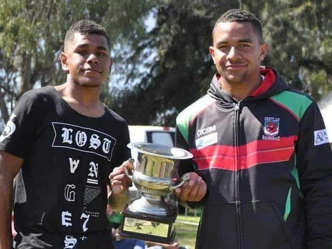 Ziggie Vincent, (right), had a bright future. Picture: Supplied