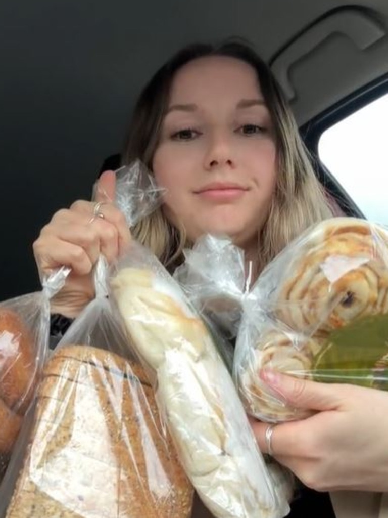 Aussies are raving about $10 ‘surprise bags’ which you can purchase from select supermarkets, bakeries and cafes. Picture: TikTok