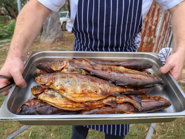 Smoked fish for Sister's Rock Restaurant. Picture: Jenifer Jagielski