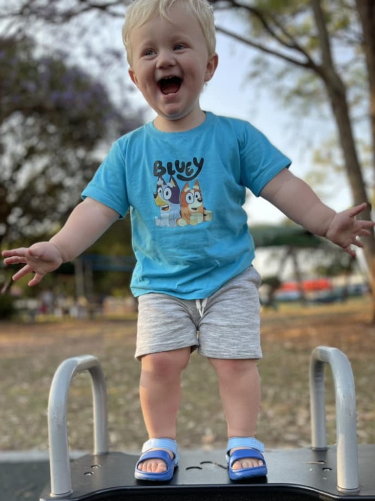 Oscar James, 2 years - nominated for Brisbane's cutest toddler.