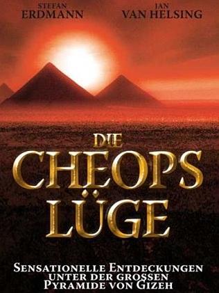 The book behind the controversy ... "The Cheops Lie" in which it is postulated that the Pyramids are relics of an ancient Atlantean civilisation, not tombs of Egyptian pharaohs.