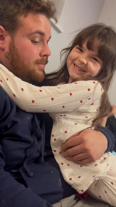 Heartwarming moment little girl asks stepfather to adopt her