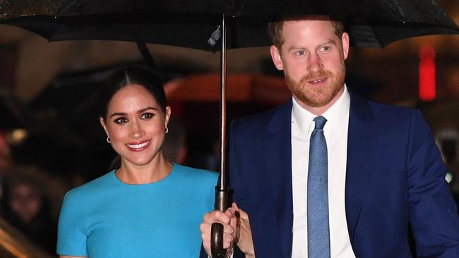 Meghan and Prince Harry. Picture: AFP