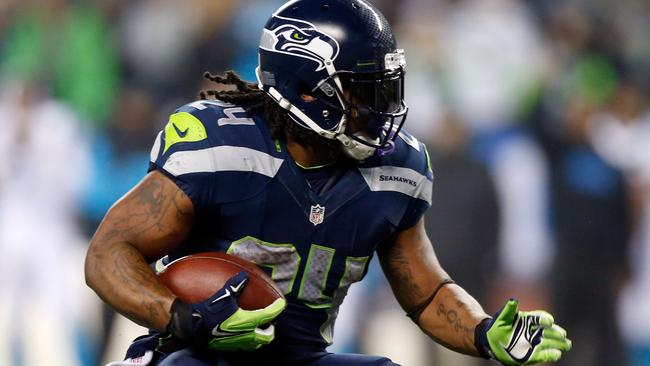 Seattle’s Marshawn Lynch is one of the NFL’s top running backs.